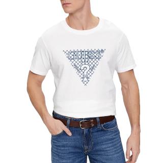GUESS SS CN TRIANGLE EMBRO TEE ΜΠΛΟΥΖΑ  ΑΝΔΡΙΚΟ M4RI27K8FQ4