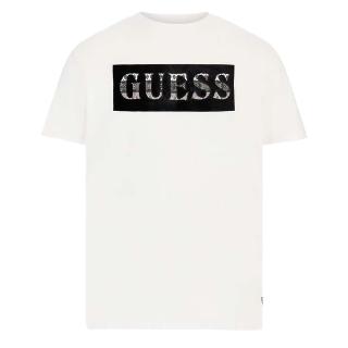 GUESS SS BSC GUESS VELVET LOGO TEE ΜΠΛΟΥΖΑ ΑΝΔΡΙΚΟ M4RI70K9RM1