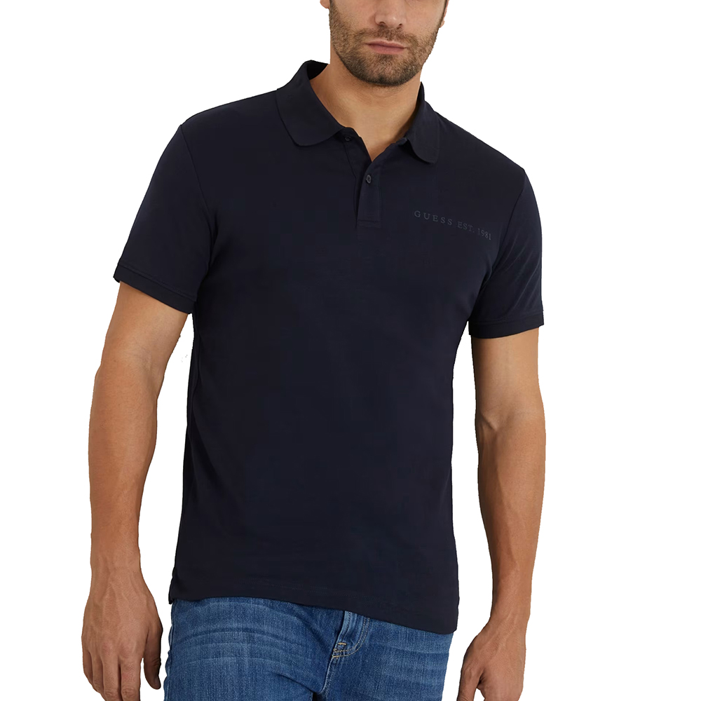 GUESS NOLAN SS POLO ΜΠΛΟΥΖΑ ΑΝΔΡΙΚΟ M4RP66KBL51 1