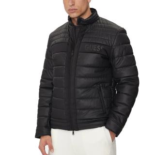 GUESS LOGO STRETCH PADDED PU JACKET ΜΠΟΥΦΑΝ ΑΝΔΡΙΚΟ M4YL16WFHD0