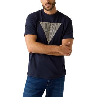 GUESS CN SS TRIANGLE LOGO TEE ΜΠΛΟΥΖΑ ΑΝΔΡΙΚΟ M5BI04I3Z14