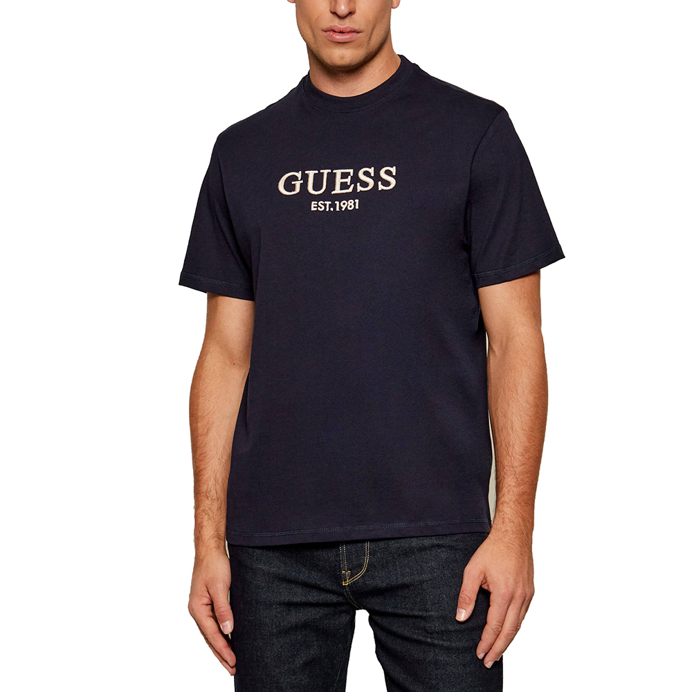 GUESS CN SS EMBROIDERY LOGO TEE ΜΠΛΟΥΖΑ ΑΝΔΡΙΚΟ M5BI09K8FQ4 1