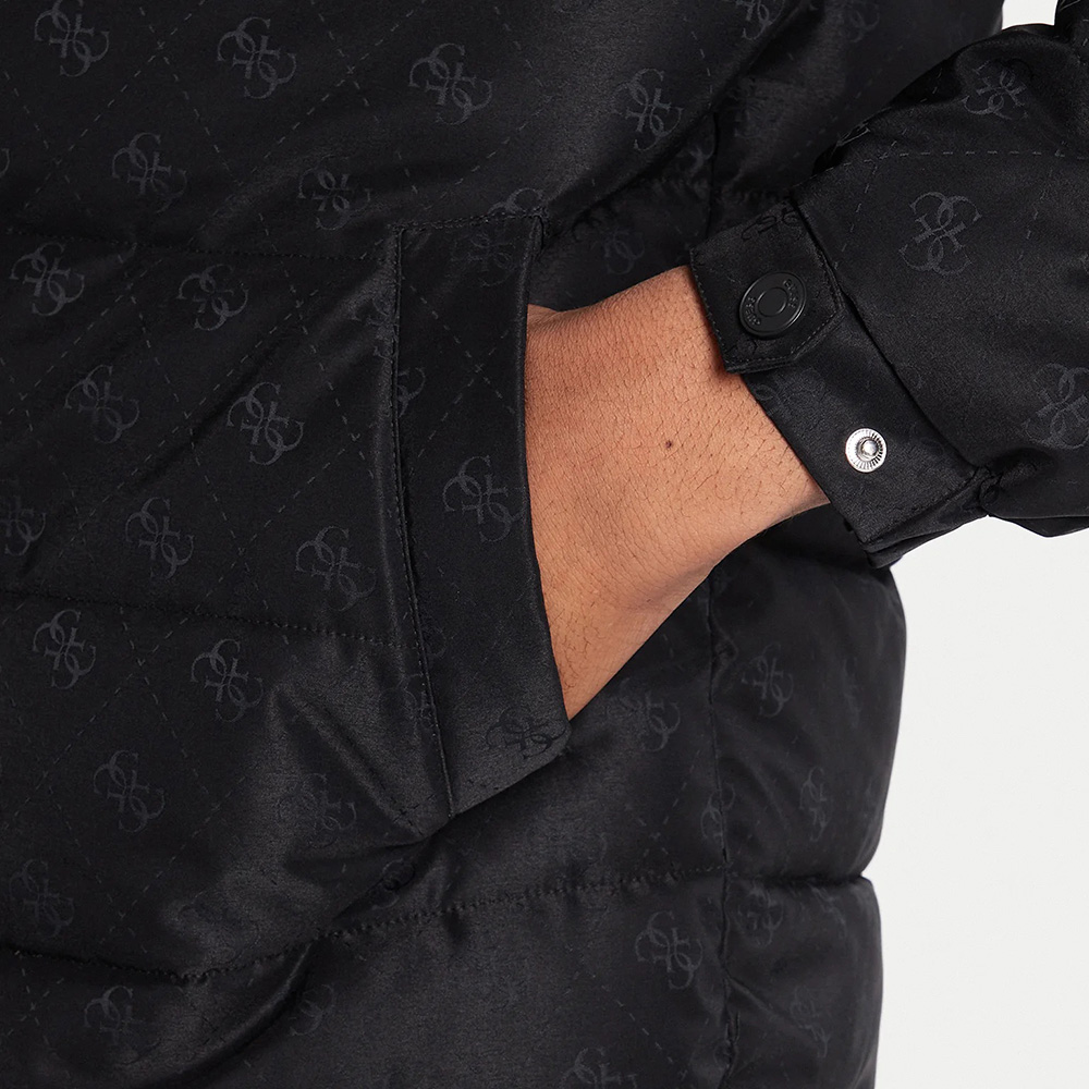 GUESS MONOGRAM PUFFA JACKET ΜΠΟΥΦΑΝ ΑΝΔΡΙΚΟ M5BL0BW2322 4