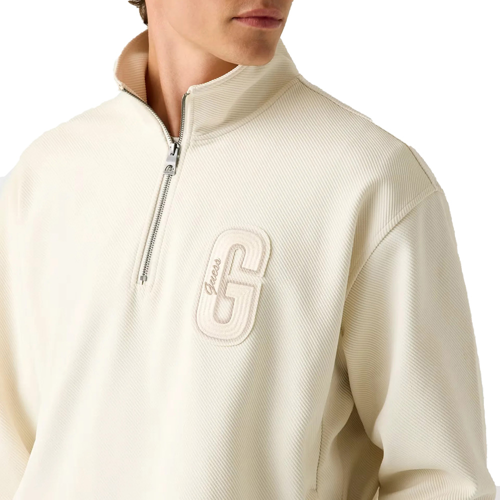 GUESS HARRIS TWILL ZIP MOCK NECK ΦΟΥΤΕΡ ΑΝΔΡΙΚΟ M5BQ18K0552 2