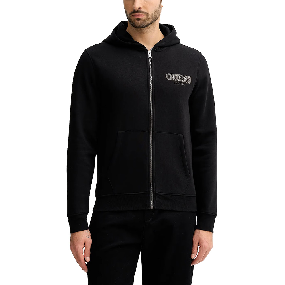 GUESS ZIP BASIC SWEATSHIRT ΦΟΥΤΕΡ ΑΝΔΡΙΚΟ M5BQ48K9Z21 1