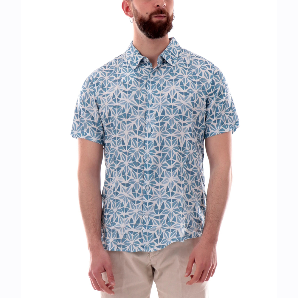 GUESS SS ECO RYAON WATERCOLOR SHIRT ΠΟΥΚΑΜΙΣΟ ΑΝΔΡΙΚΟ M5GH58WD4Z2 1