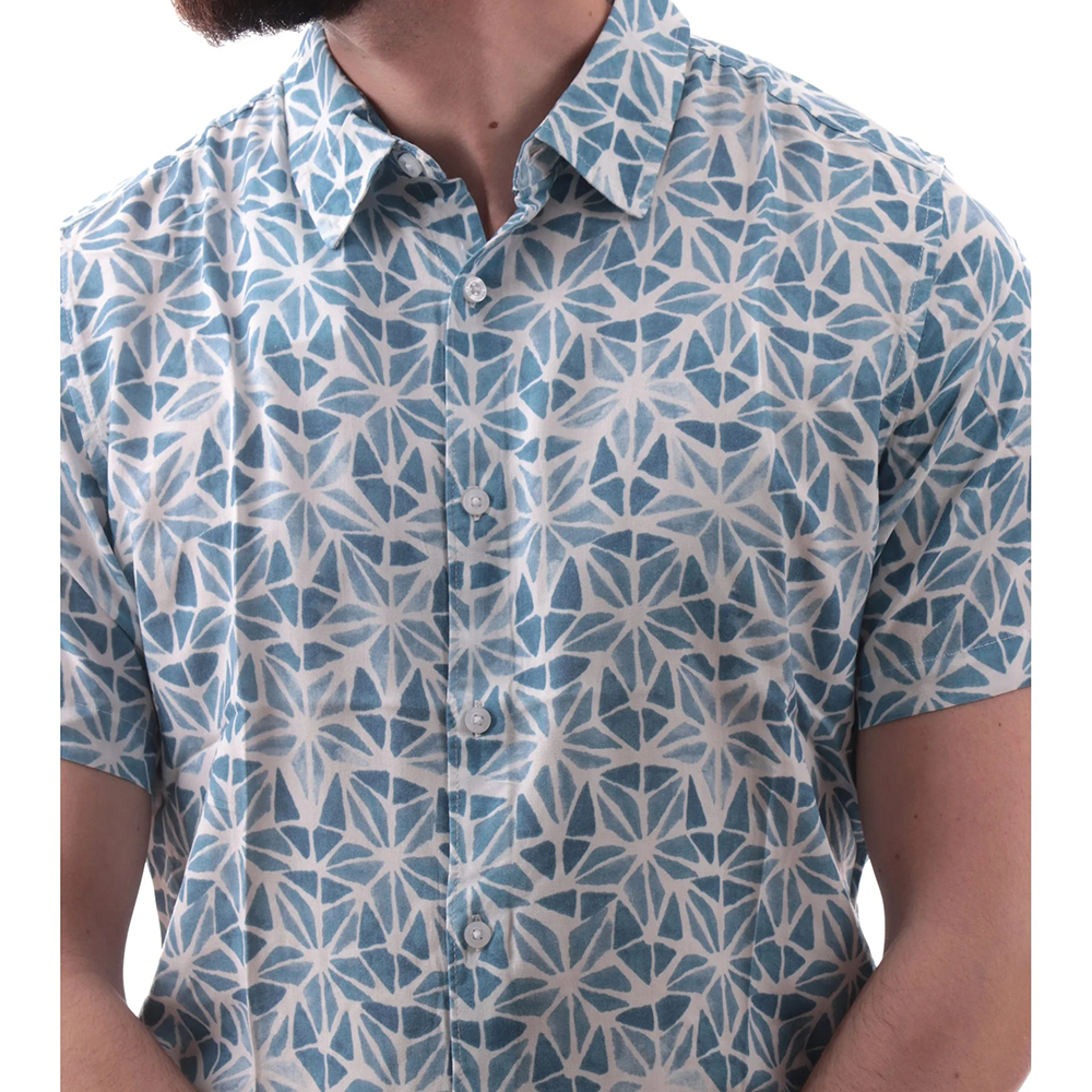GUESS SS ECO RYAON WATERCOLOR SHIRT ΠΟΥΚΑΜΙΣΟ ΑΝΔΡΙΚΟ M5GH58WD4Z2 3