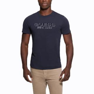 GUESS SS BSC VELVET LOGO TEE ΜΠΛΟΥΖΑ ΑΝΔΡΙΚΟ M5RI50K9RM1