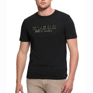 GUESS SS BSC VELVET LOGO TEE ΜΠΛΟΥΖΑ ΑΝΔΡΙΚΟ M5RI50K9RM1