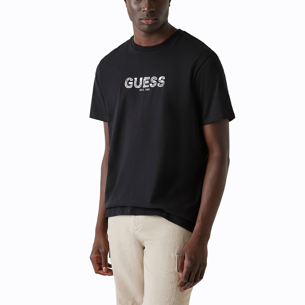GUESS SS BSC GUESS EMBROIDERY LOGO ΜΠΛΟΥΖΑ ΑΝΔΡΙΚΟ M5YI41KBW41 1