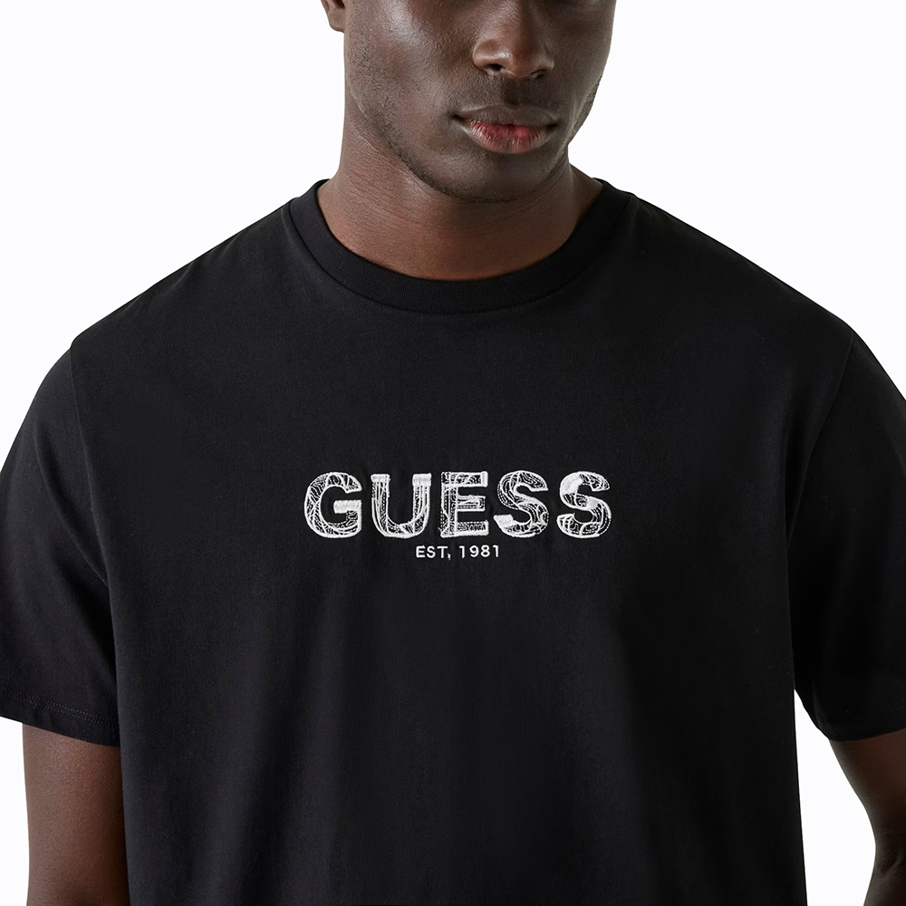 GUESS SS BSC GUESS EMBROIDERY LOGO ΜΠΛΟΥΖΑ ΑΝΔΡΙΚΟ M5YI41KBW41 3