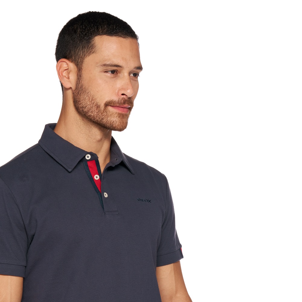 GEOX M POLO PIQUET 1 - BCI COTTON P M6511L T3235 3