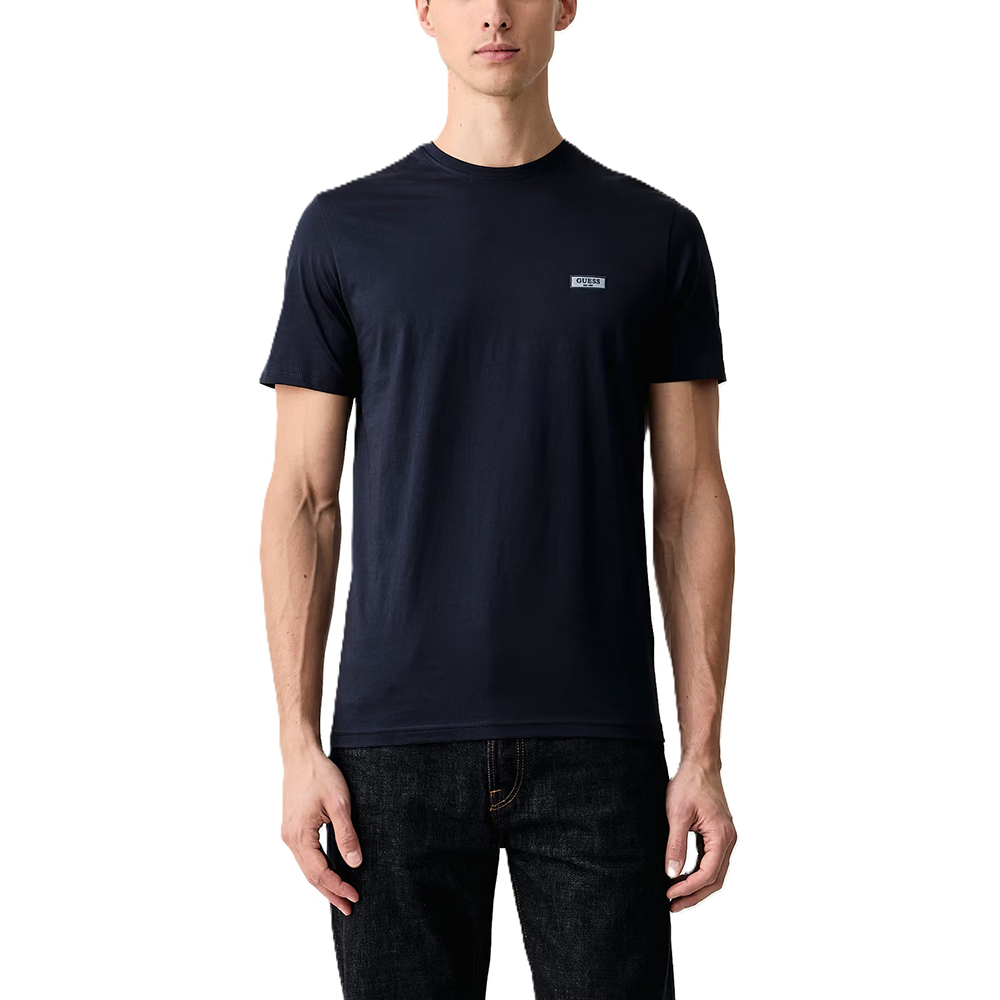 GUESS CN SS MERCERIZED SMALL LOGO TE ΜΠΛΟΥΖΑ ΑΝΔΡΙΚΟ M6BI43K6180 1