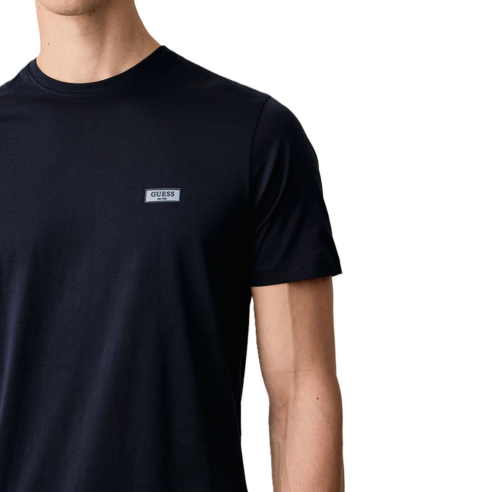 GUESS CN SS MERCERIZED SMALL LOGO TE ΜΠΛΟΥΖΑ ΑΝΔΡΙΚΟ M6BI43K6180 3