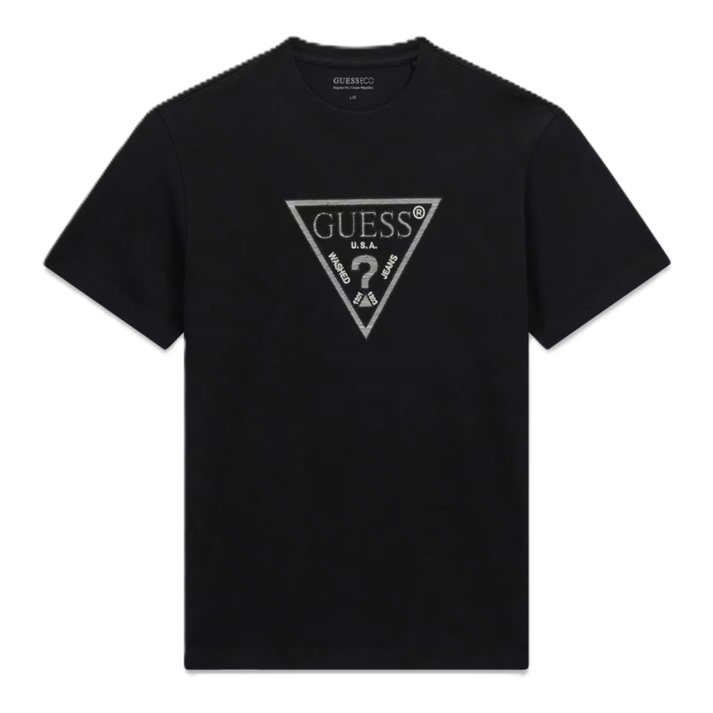 GUESS CN SS BIG TRIANGLE EMBROIDERY ΜΠΛΟΥΖΑ ΑΝΔΡΙΚΟ M6BI56K6193 3