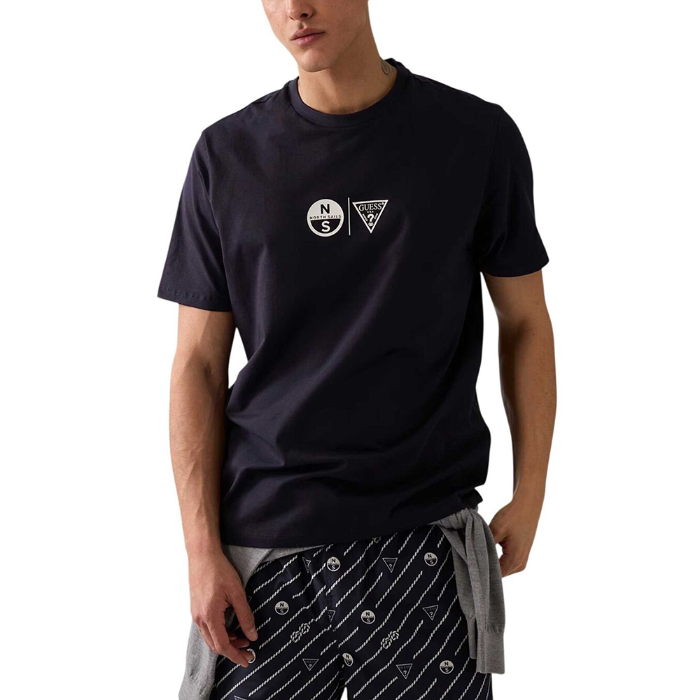 GUESS GUESSXNS - SS PRINTED CN T-SHI ΜΠΛΟΥΖΑ ΑΝΔΡΙΚΟ M6GI40K3322 1