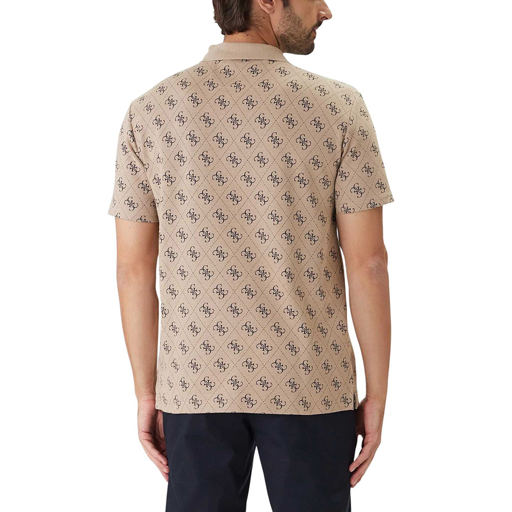 GUESS SS ALL OVER 4G JACQAURD POLO ΜΠΛΟΥΖΑ ΑΝΔΡΙΚΟ M6GP04K3073 2