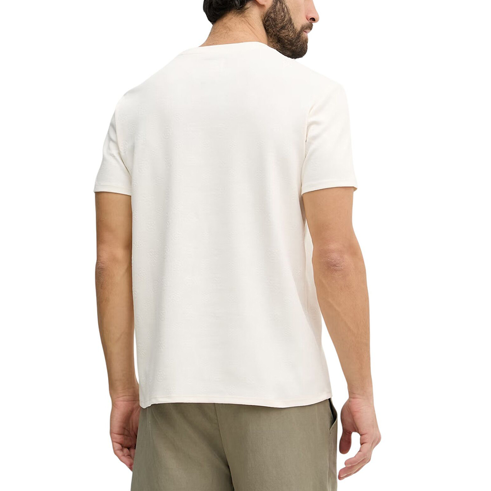 GUESS NICO EMBOSSED KNIT SS CREW ΜΠΛΟΥΖΑ ΑΝΔΡΙΚΟ M6GP26K3177 3