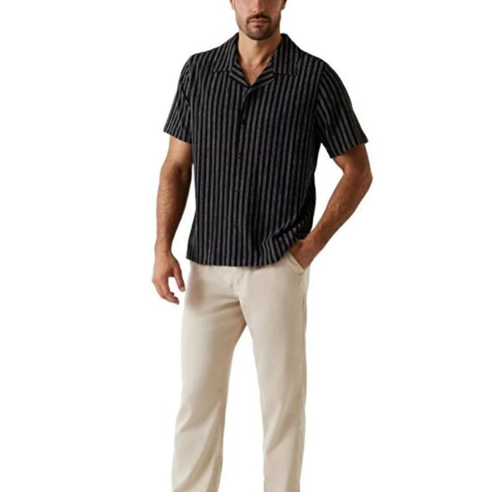 GUESS RESORT BLEND TEXTURED SS SHIRT ΜΠΛΟΥΖΑ ΑΝΔΡΙΚΟ M6GP30K3190 3