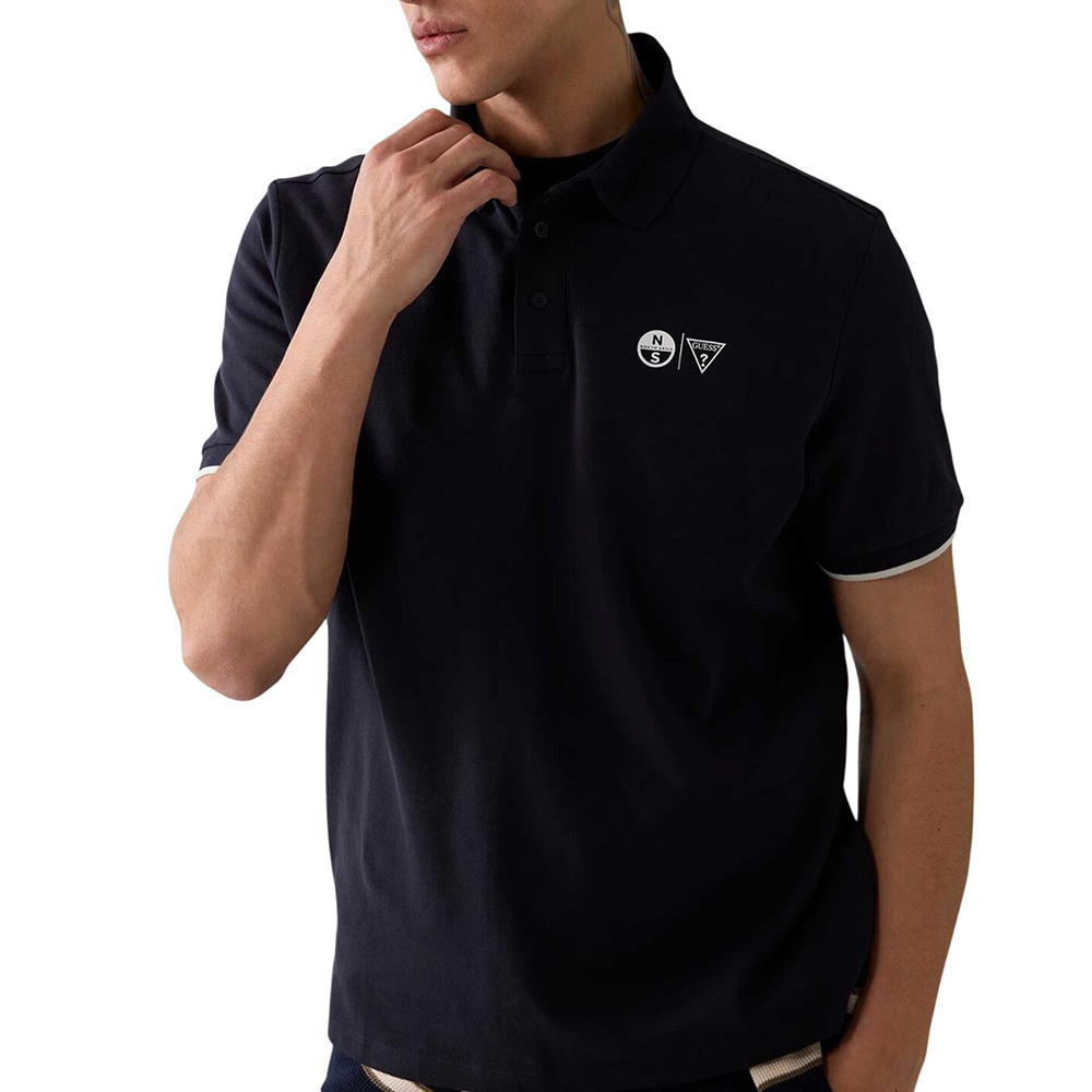 GUESS GUESSXNS - SS MINI LOGO POLO ΜΠΛΟΥΖΑ ΑΝΔΡΙΚΟ M6GP47K3323 3