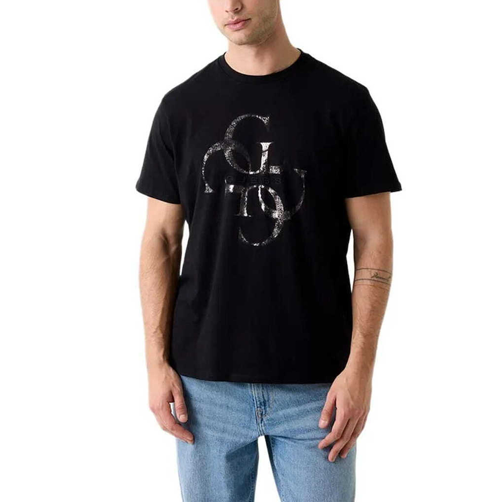 GUESS SS BSC SHIMMER QUATTRO G TEE ΜΠΛΟΥΖΑ ΑΝΔΡΙΚΟ M6RI03I3Z14 1