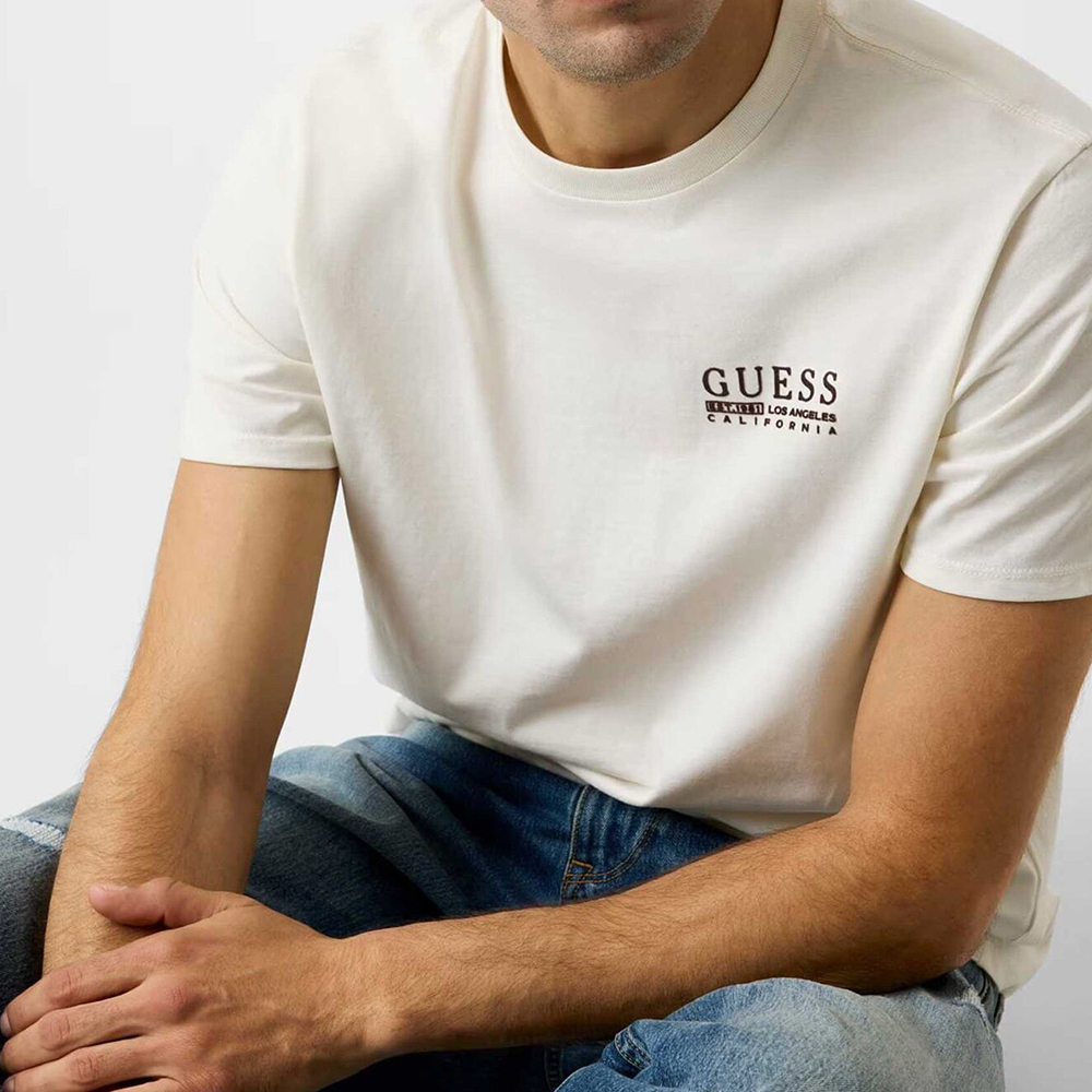 GUESS SS BSC GUESS CALI LOGO TEE ΜΠΛΟΥΖΑ ΑΝΔΡΙΚΟ M6RI05KBW41 3