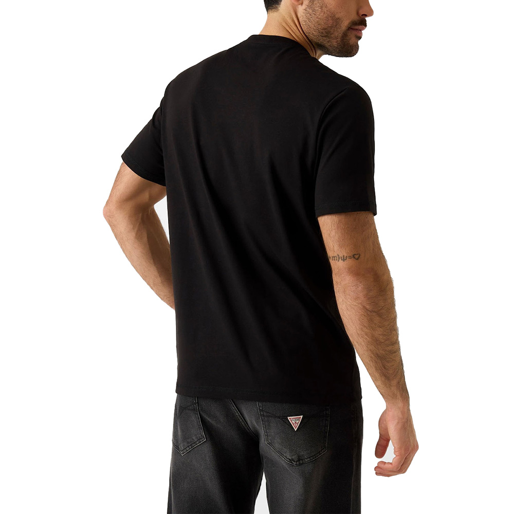 GUESS SS CN ARM LOGO SCRIPT TEE ΜΠΛΟΥΖΑ ΑΝΔΡΙΚΟ M6RI62JR06K 3
