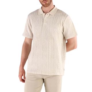 GUESS SS RIVER JCQRD KNIT SHIRT ΜΠΛΟΥΖΑ ΑΝΔΡΙΚΟ M6RP37KB312