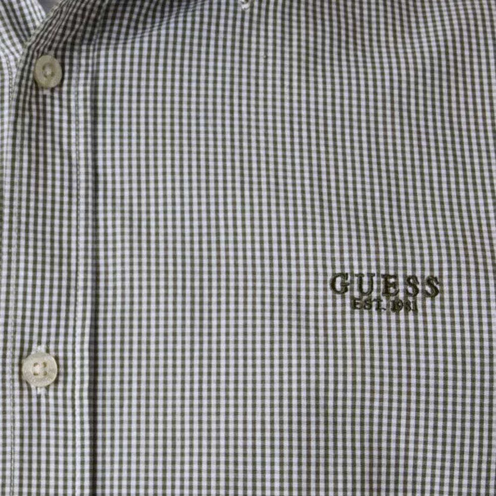 GUESS LS YARN DYED VICY SHIRT ΠΟΥΚΑΜΙΣΟ ΑΝΔΡΙΚΟ M6YH28W2886 3