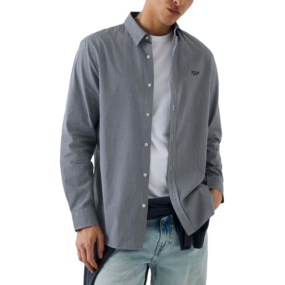 GUESS LS YARN DYED VICY SHIRT ΠΟΥΚΑΜΙΣΟ ΑΝΔΡΙΚΟ M6YH28W2886 1
