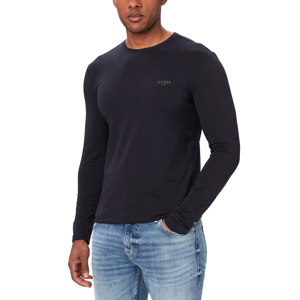 GUESS CN LS CORE EXTRA SLIM TEE ΜΠΛΟΥΖΑ ΑΝΔΡΙΚΟ M6YI28K3733 1