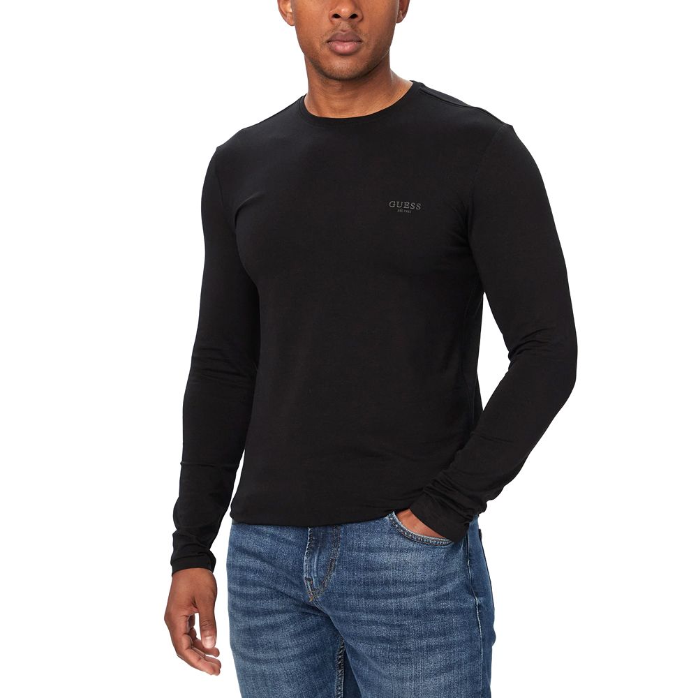 GUESS CN LS CORE EXTRA SLIM TEE ΜΠΛΟΥΖΑ ΑΝΔΡΙΚΟ M6YI28K3733 1