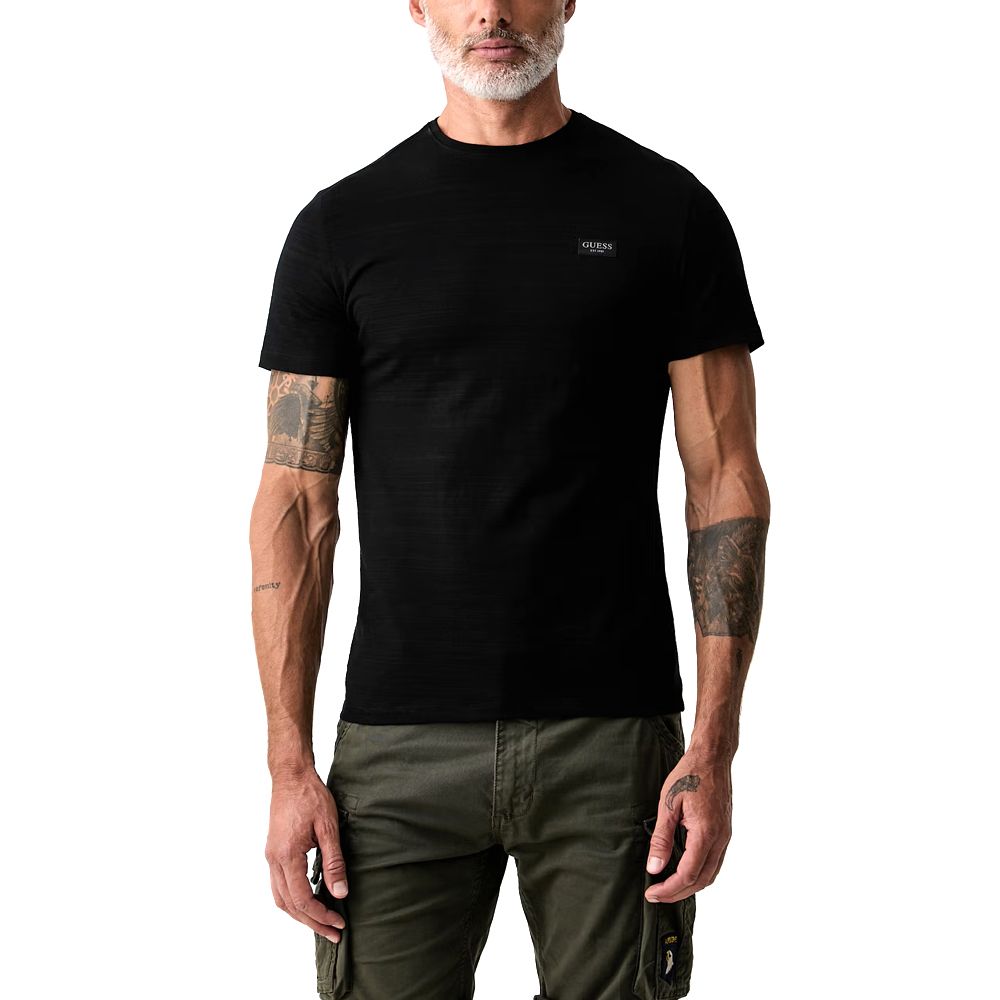 GUESS CN SS TEXTURED JERSEY TEE ΜΠΛΟΥΖΑ ΑΝΔΡΙΚΟ M6YI48K4234 1