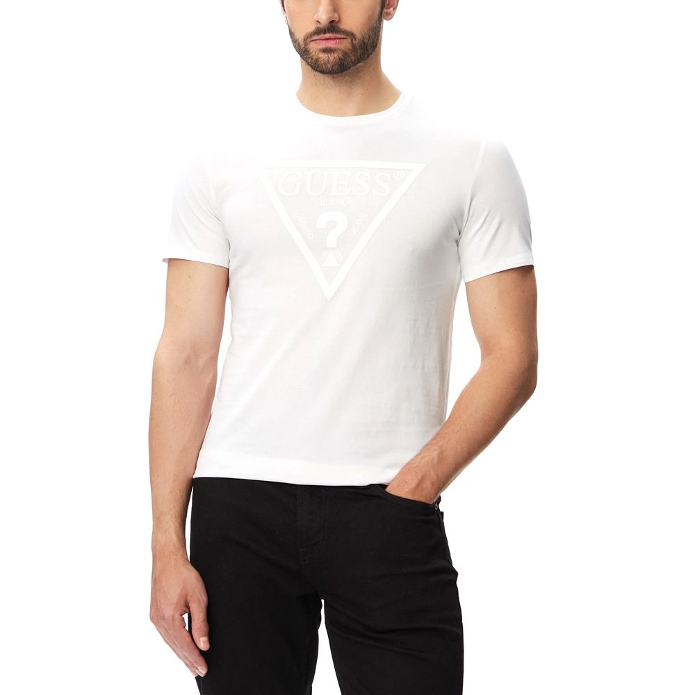 GUESS CN SS CORE TRIANGLE LOGO TEE ΜΠΛΟΥΖΑ ΑΝΔΡΙΚΟ M6YI71K3745 1