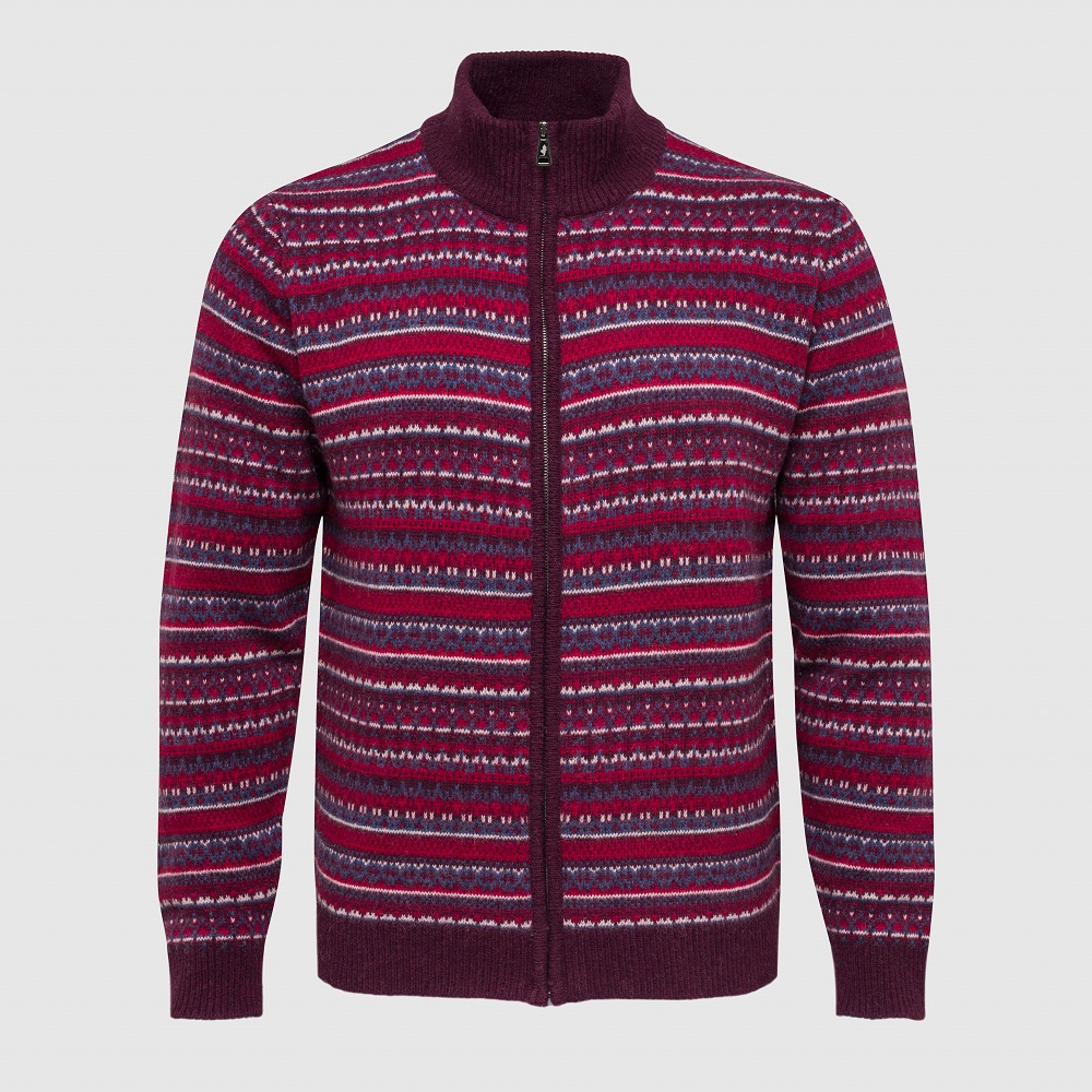 F7 MODERN FAIR ISLE FULL ZIP 1