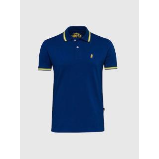 STRIPED COLLAR POLO