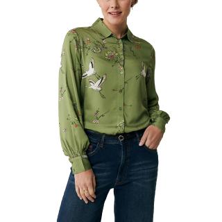 MEXX AOP Blouse with rounded collar MF006101643W-01