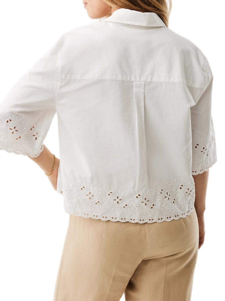 MEXX Cropped embroidery blouse MF006102161W 2