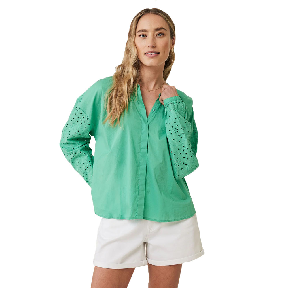 MEXX Blouse with embroidery sleeves and back MF006103041W 1