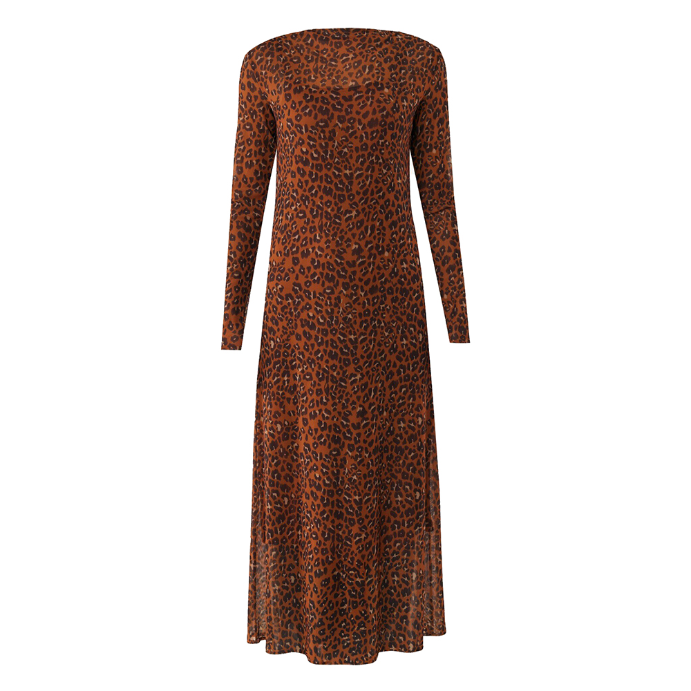 MEXX Mesh leopard dress MF006300853W 3