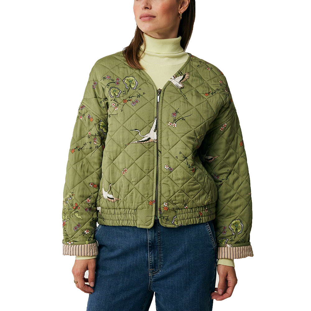 MEXX Boxy quilted jacket in allover print MF006402143W 1