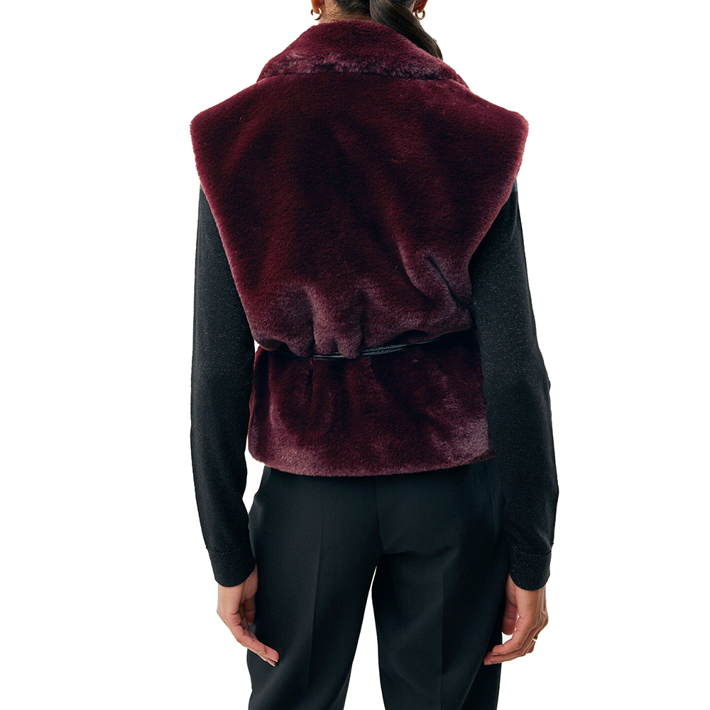 MEXX Fur belted waistcoat MF006404353W 3