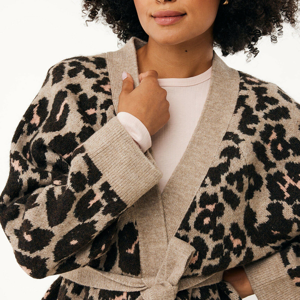 MEXX Leopard jacquard kimono MF006602553W 3