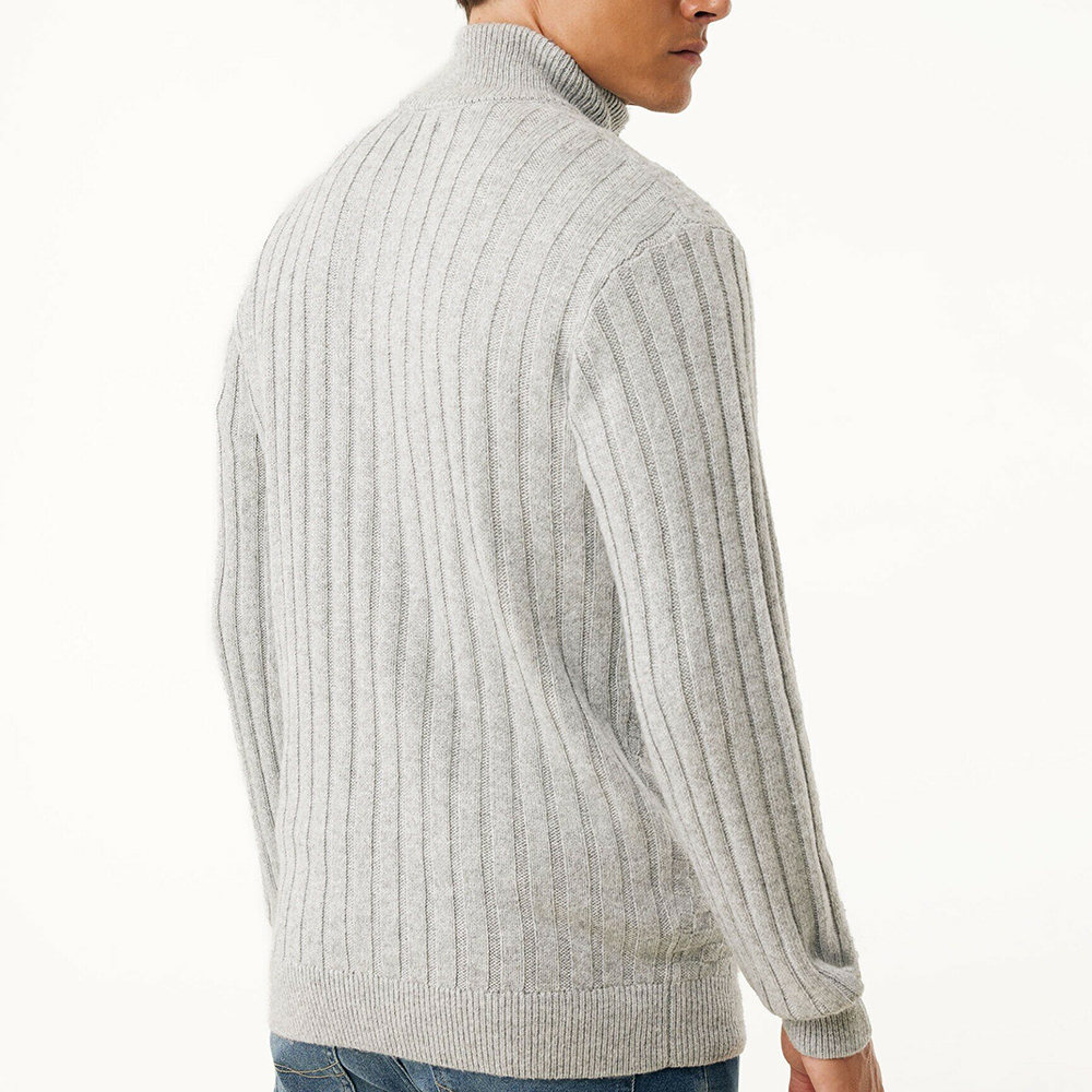 MEXX Knitted patchwork half zip sweater MF006604353M 3