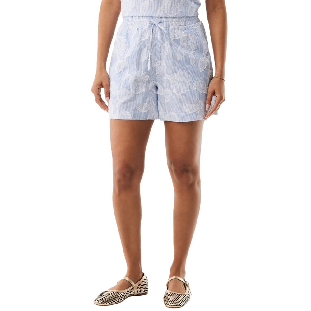 MEXX Striped flower jacquard shorts MF007302061W 1