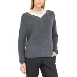 LIU JO WHITE_MAGLIA CHIUSA M/L ΜΠΛΟΥΖΑ ΓΥΝΑΙΚΕΙΟ MF5126MA85Q