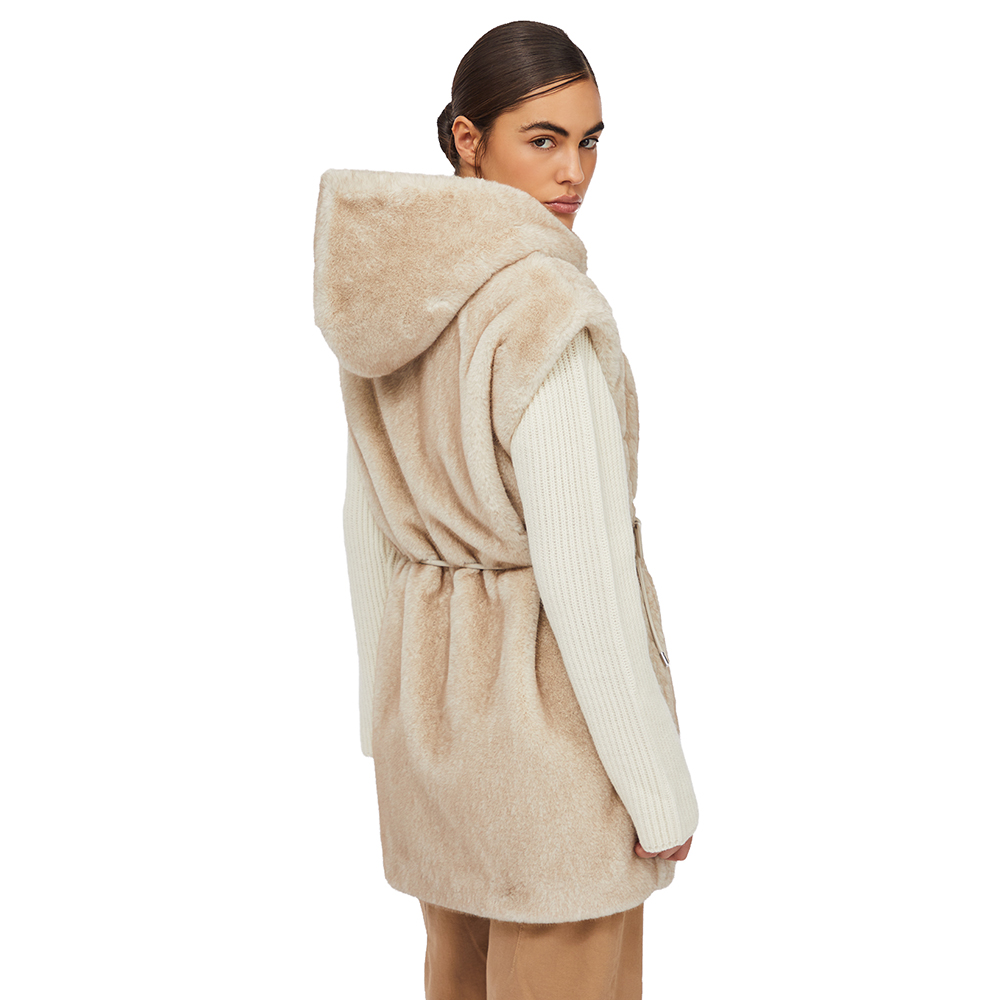 LIU JO WHITE_GILET TESSUTO SINTET ΓΙΛΕΚΟ ΓΥΝΑΙΚΕΙΟ MF5364E1044 2