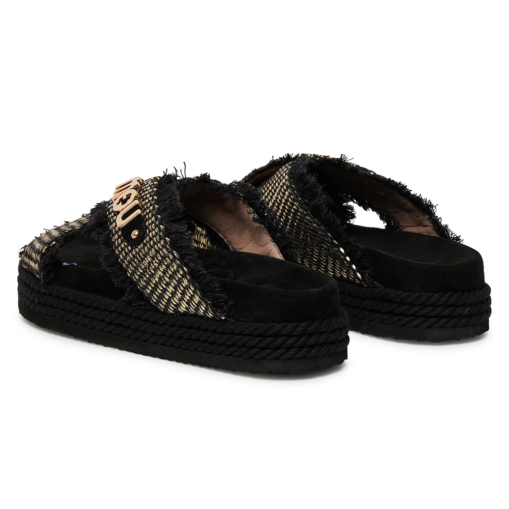 MOU CRISS-CROSS ROPE SANDAL METAL RAFFIA ΠΑΠΟΥΤΣΙ ΓΥΝΑΙΚΕΙΟ MUSW451009K 3