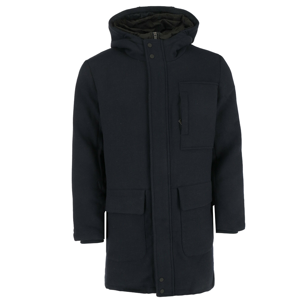 Wool hooded parka 1