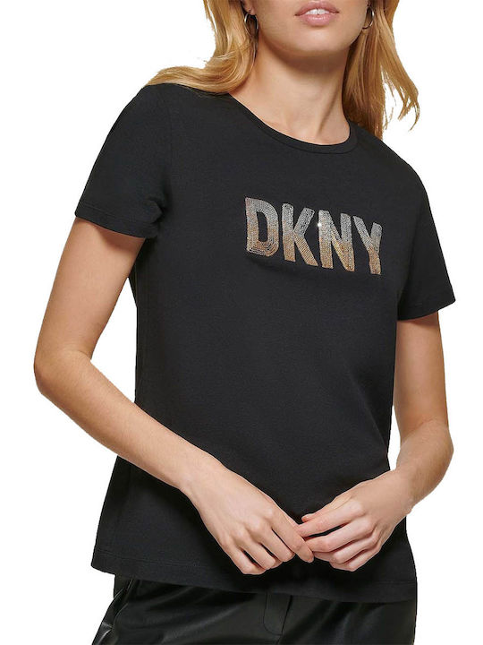 P2MH7OMQ LOGO ΜΠΛΟΥΖΑ ΚΟΝΤΟΜΑΝΙΚΗ DKNY 1
